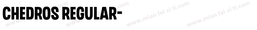 chedros regular字体转换